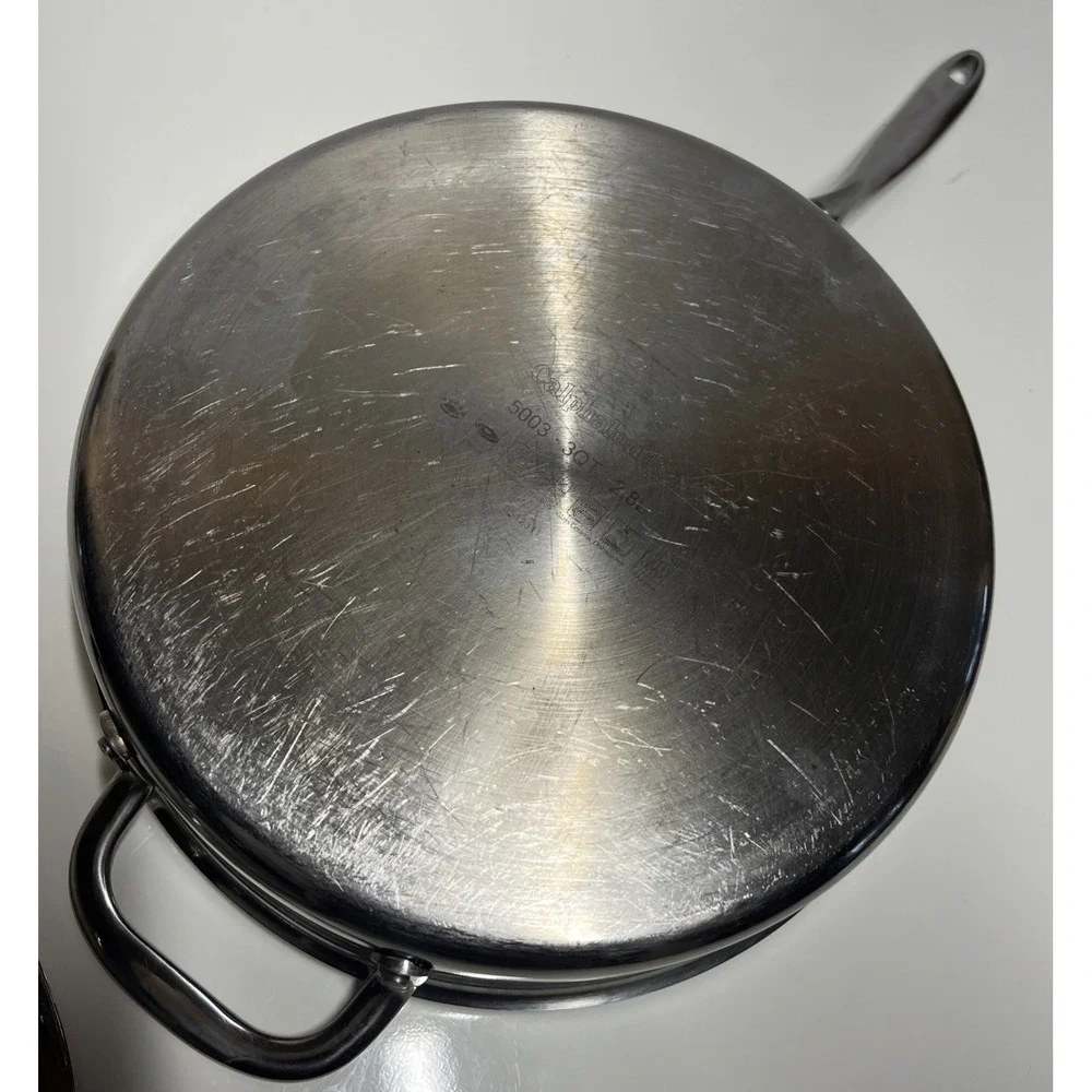 Calphalon Contemporary Stainless Steel 3 Qt Saute Pan with Glass LID # 5003